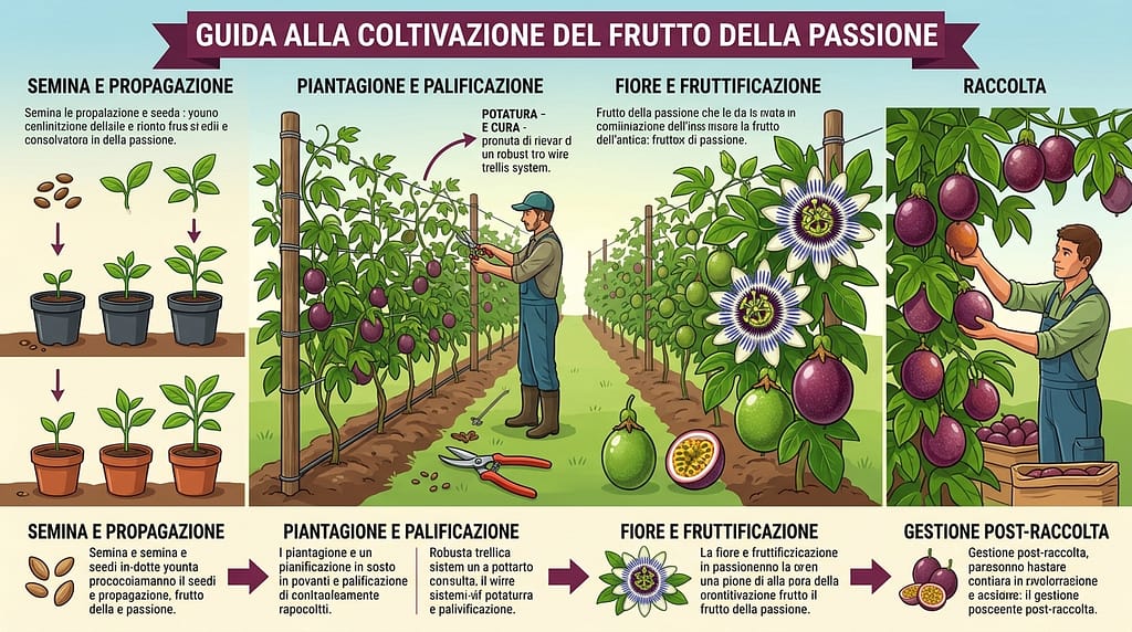 Coltivazione frutto della passione