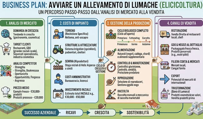 Business Plan Avviare un allevamento di lumache