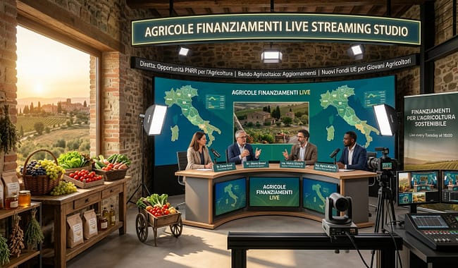 Agricoltura Finanziamenti Live Streaming Studio