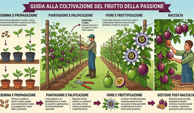 Coltivazione frutto della passione